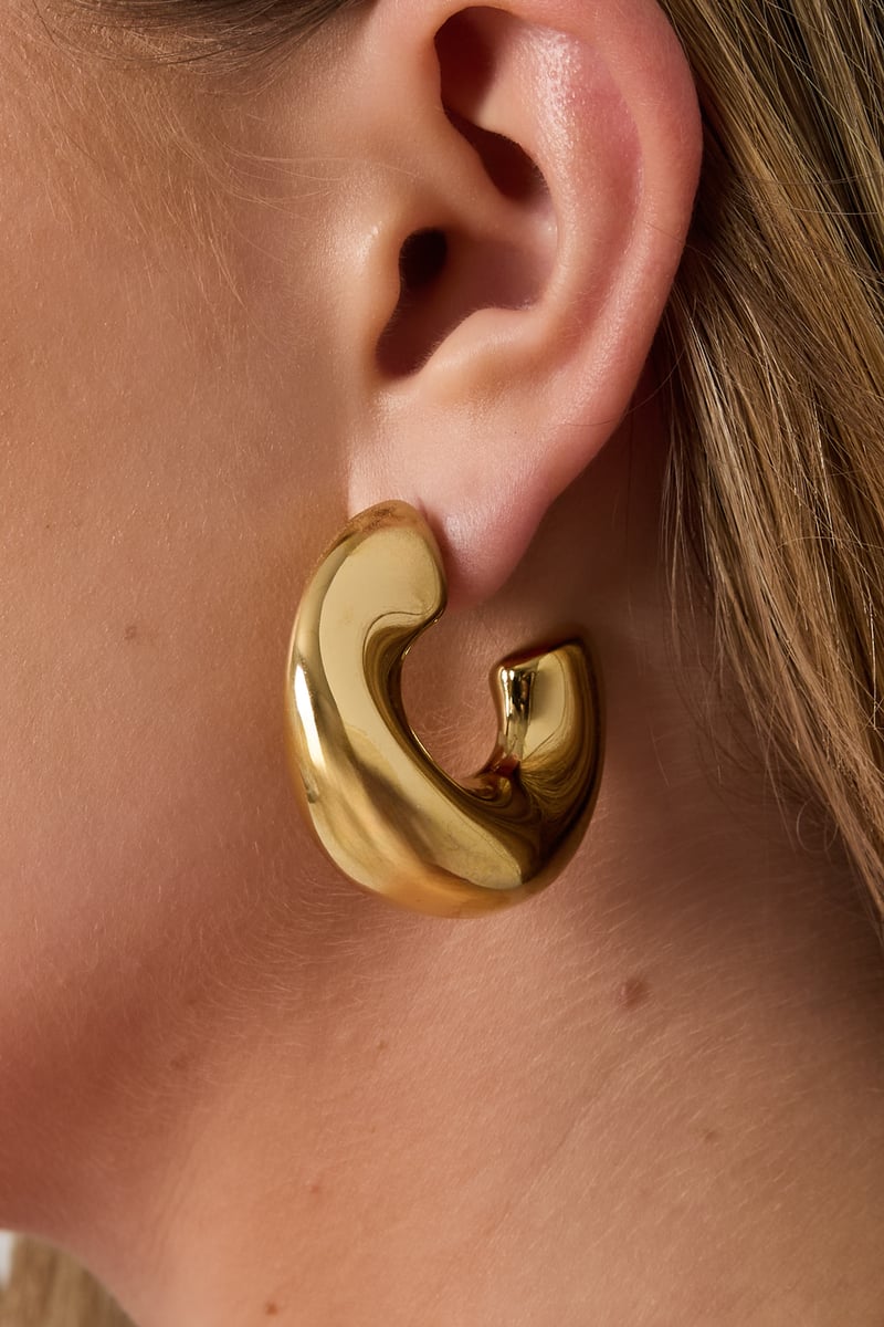 Make a Statement hoop earrings