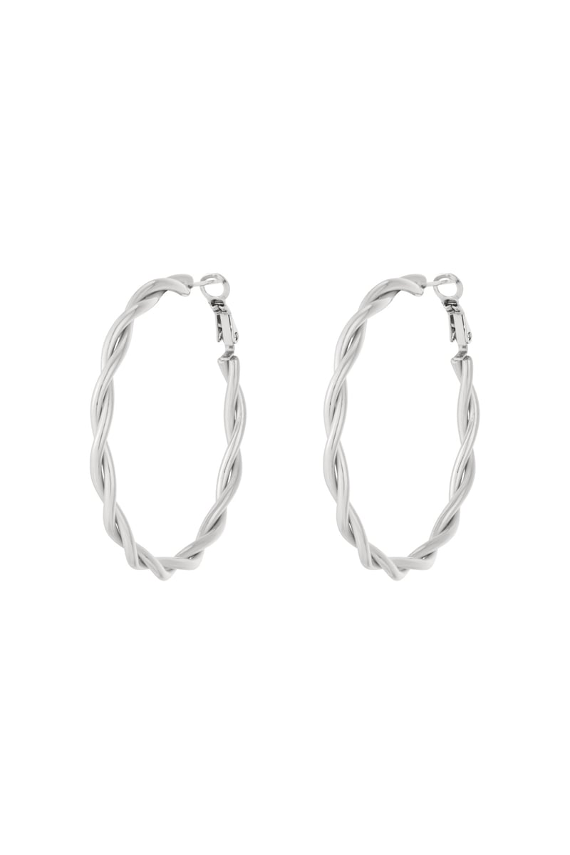 Twisted hoop earrings M