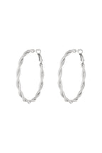 Twisted hoop earrings M