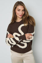 Swirl Soft Knit trui