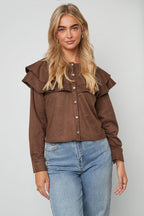 Layered Blouse Suede